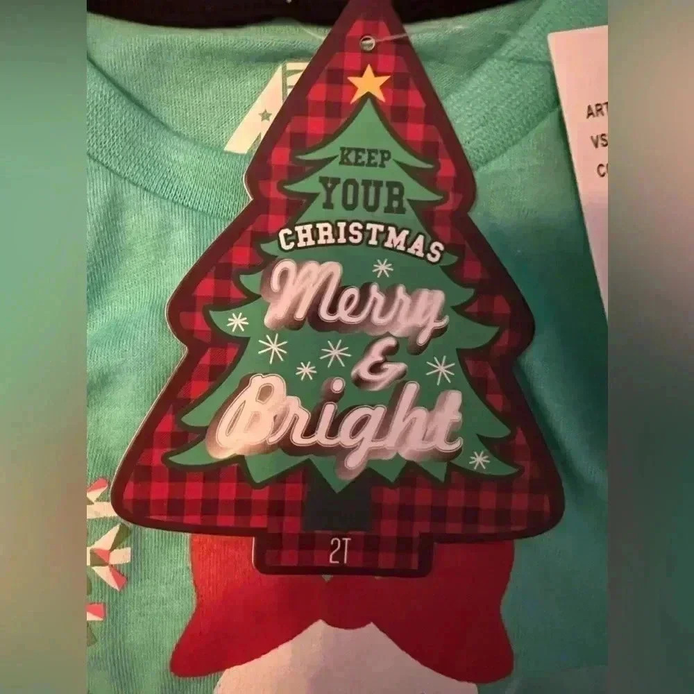 ADTN | toddler girls holiday t-shirt. Size: 2T - Picture 7 of 12